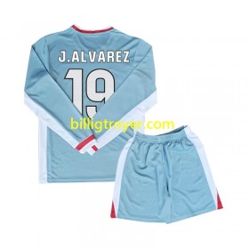 Billige Fotballdrakter Atlético Madrid Julian Alvarez 19 Barn Bortedraktsett 2024/25 Langermet